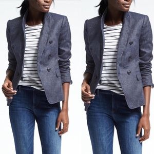 Banana Republic Chambray Blazer